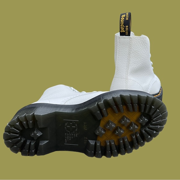 Dr. Martens Sinclair Milled Nappa Leather Platform Boots - Picture 6 of 9